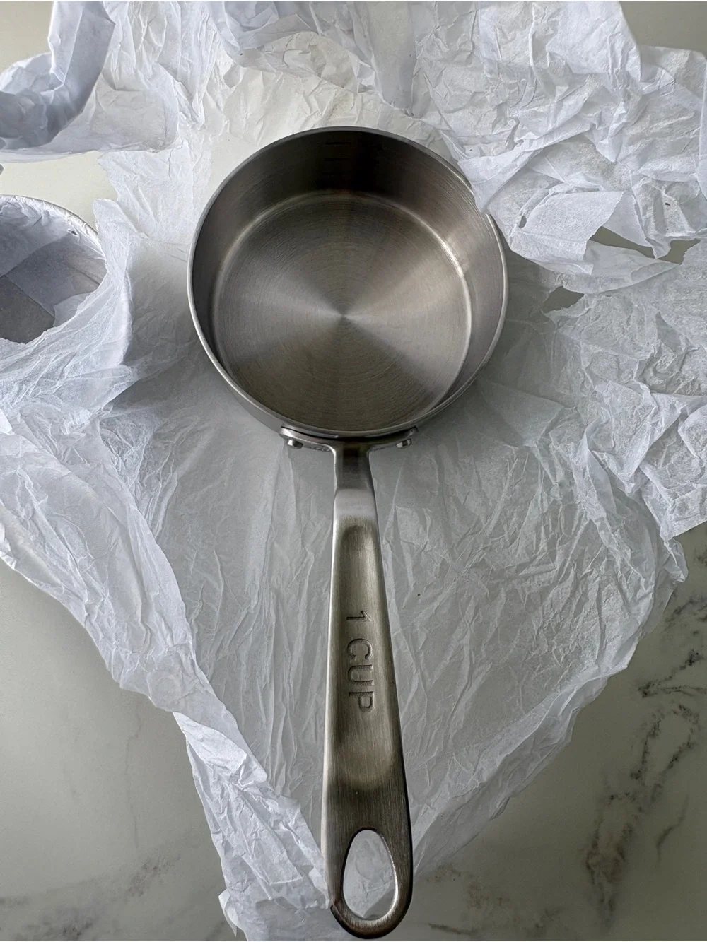 NWT Made In Stainless Steel Measuring Cup Set
